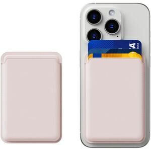 🔥Magnetic Leather Wallet for iPhone Light Pink BNWT🔥